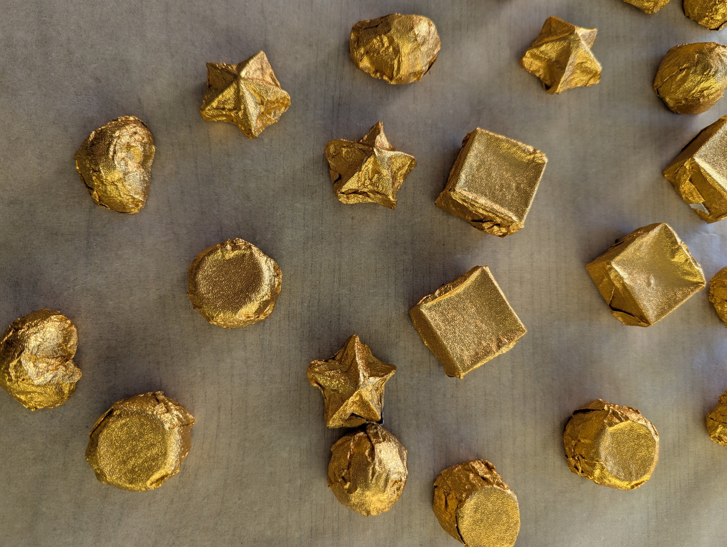 small pure chocolates